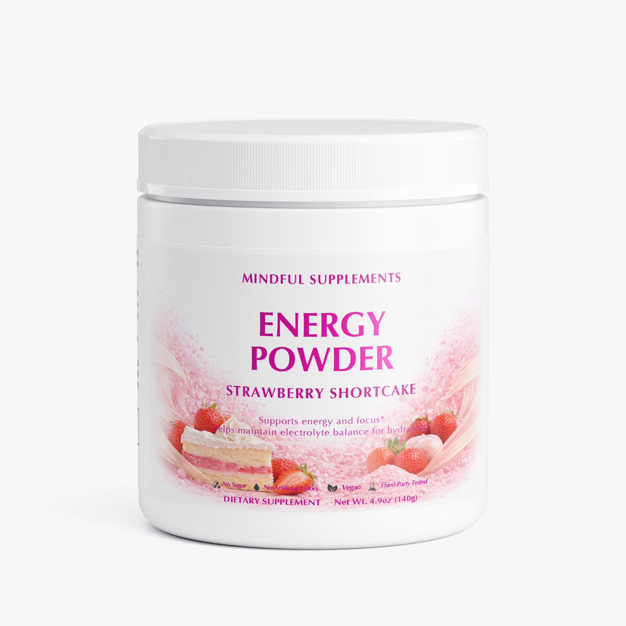 Energy Powder (Strawberry Shortcake)