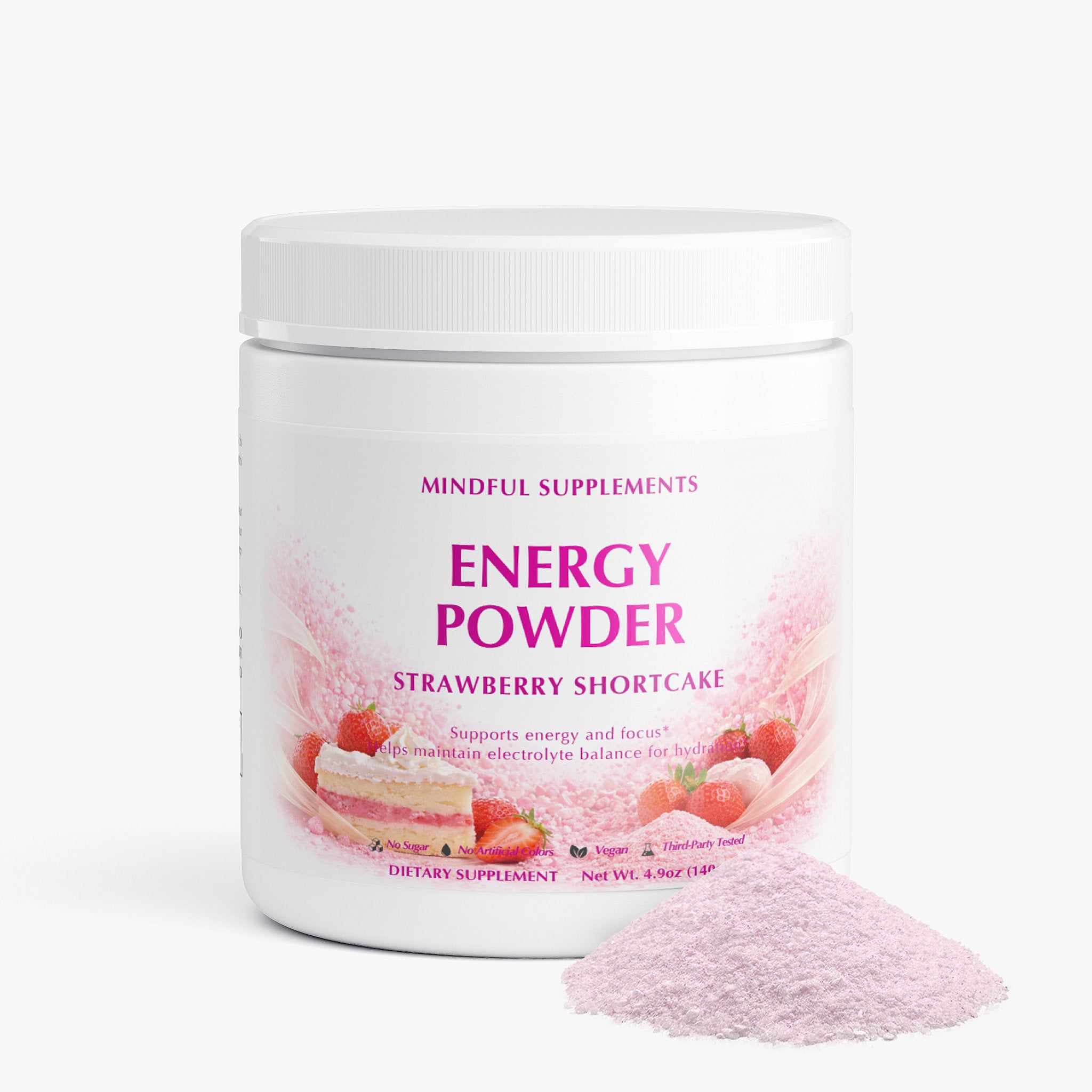 Energy Powder (Strawberry Shortcake)